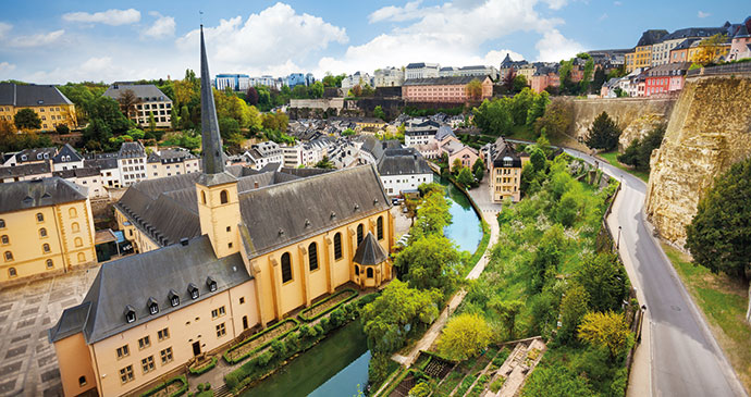 Neumunster Abbey Luxembourg by wilk, Shutterstock
