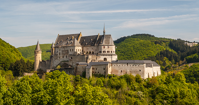 Vianden Castle Luxembourg by Lev Levin, Shutterstock