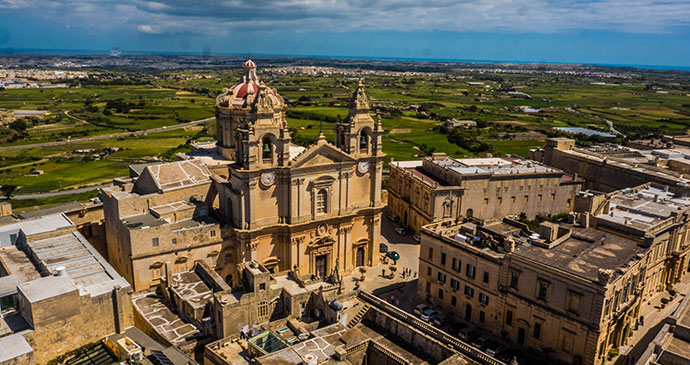 Mdina Cathedral Malta by © www.viewingmalta.com