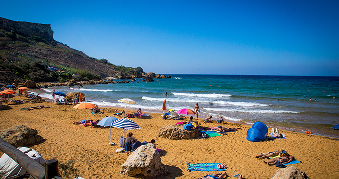 San Blas Bay Gozo Malta by www.viewingmalta.com