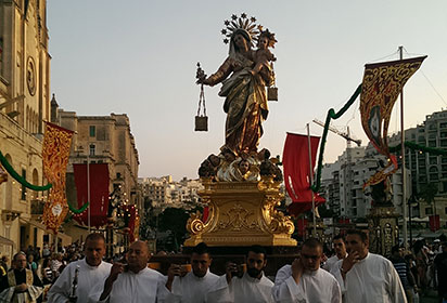 Festa of Our Lady of Mount Carmel St Julian's Malta by Bradt Travel Guides