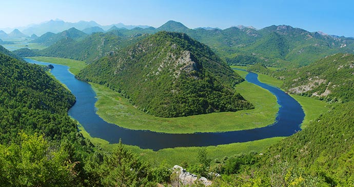 Skadar Lake national park Montenegro