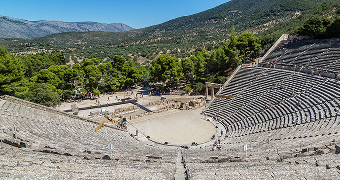 Epidavros, peloponnese, greece © S-F, Shutterstock