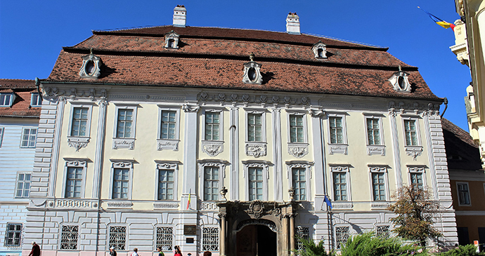 Brukenthal Palace, Sibiu, Transylvania, Romania by Paul Brummell