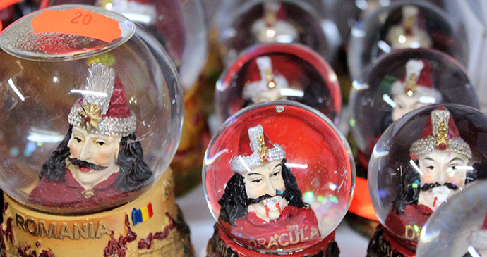 Dracula snow globes, Transylvania, Romania by Paul Brummell