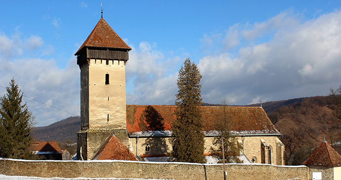 Fortified church, Mălâncrav, Transylvania, Romania by Paul Brummell
