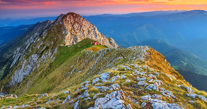 Piatra Craiului Mountains, Transylvania, Romania by Gaspar Janos, Shutterstock