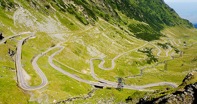 Transfagarasan Highway Transylvania Romania by Rechitan Sorin, Shutterstock