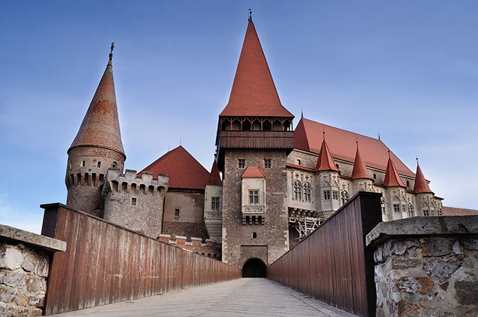 Corvin Castle Transylvania Romania by Gaman Mihai-Radu/Shutterstock