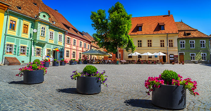 Sighişoara, Transylvania, Romania by Gaspar Janos, Shutterstock