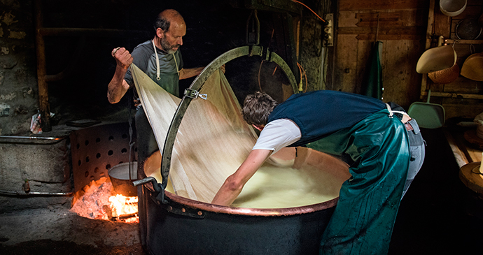 Cheesemaking Murith family near Gruyere by Andre Meier Tourism