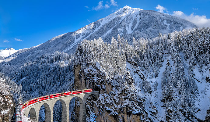 Glacier Express Switzerland by Alessandro Colle Shutterstock