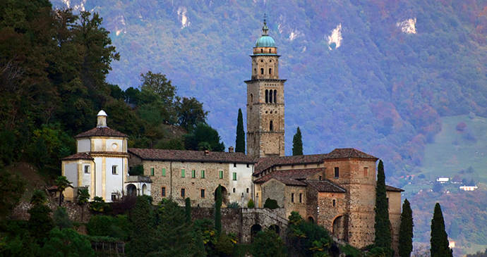 Santa Maria church Morcote by Alessandro Vecchi Wikimedia Commons