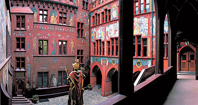 Rathaus Basel Switzerland by Michael Will, Basel Tourism world's most unusual buildings