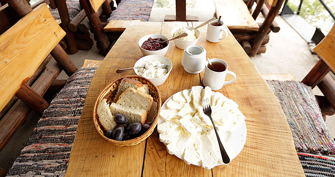 Traditional Bosnian breakfast Via Dinarica by Elma Okić