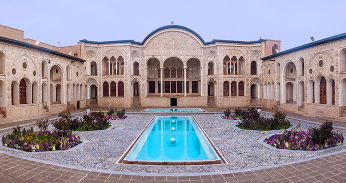 the house of Khaneh Tabatabiyeh kashan iran by m r shutterstock