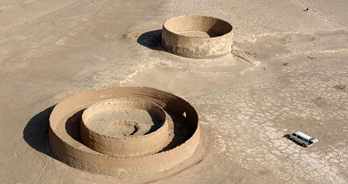 Towers of Silence in Yazd Iran by M.Khebra