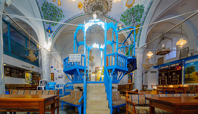 Abuhav synagogue Safed Israel by RnDmS, Shutterstock