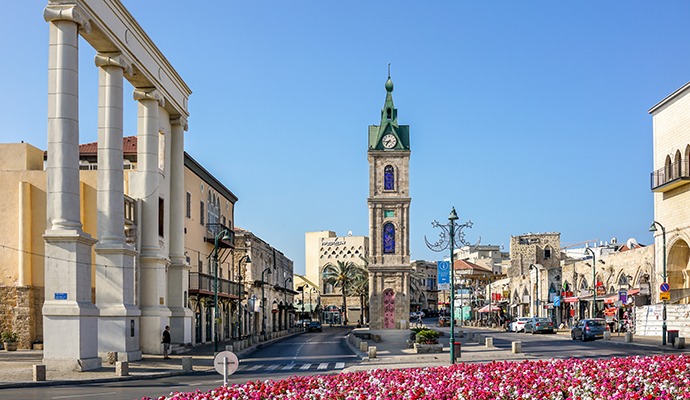 Carmel Square Jaffa Israel by Boris B, Shutterstock