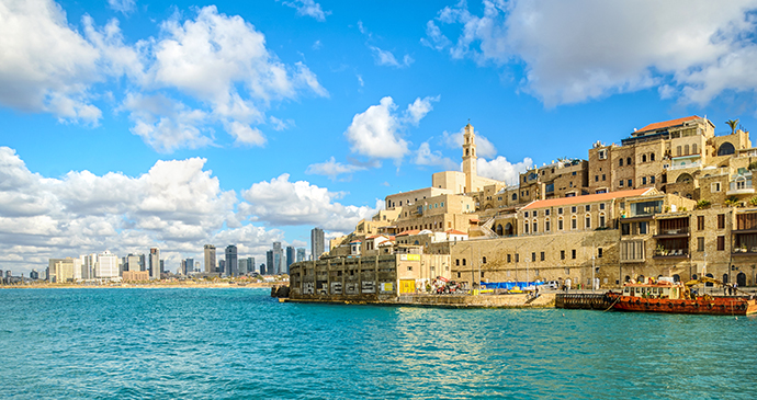 Jaffa and Tel Aviv Israel by JekLi, Shutterstock