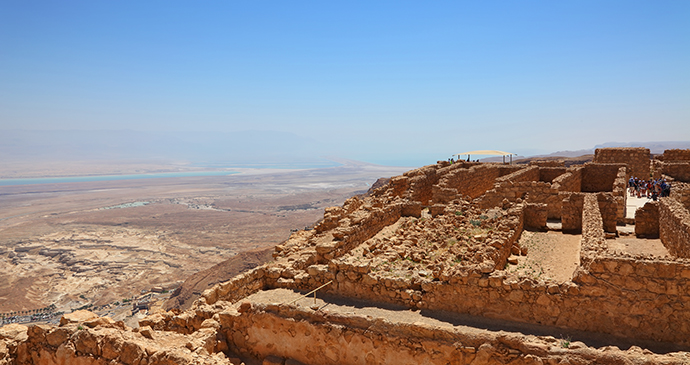 Masada Israel by Protasov AN, Shutterstock