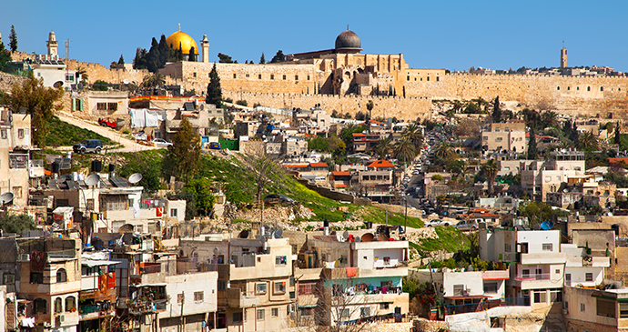 Arab neighbourhood Jerusalem Israel by Olgysha, Shutterstock