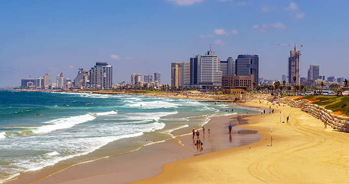 Beach Tel Aviv Israel by Igor Rogkow, Dreamstime