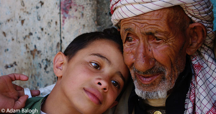 Locals in Shibam Yemen by Adam Balogh