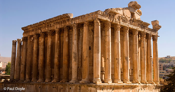 Temple of Bacchus, Bekaa Valley, Lebanon © Paul Doyle