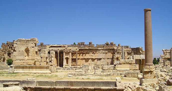 Ruins Baalbek Lebanon by jim, Shutterstock
