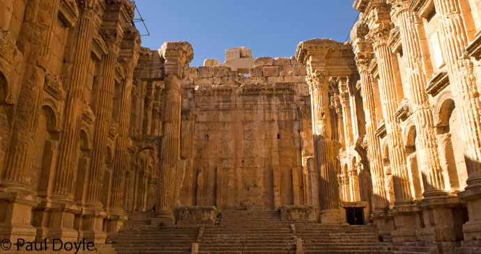 Baalbek Roman city Lebanon by Paul Doyle 