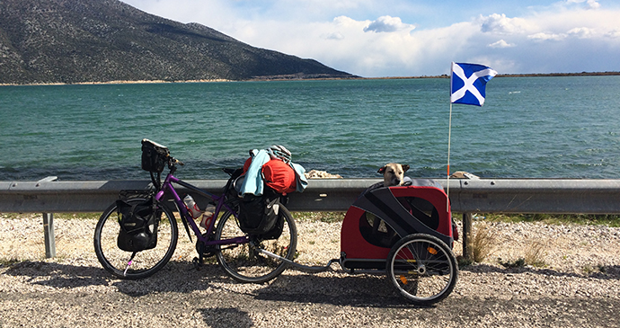 Bike by the sea Lucy © Ishbel Holmes