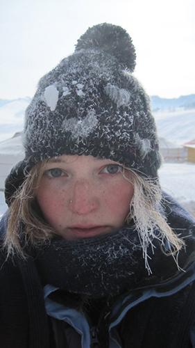 Frozen hair, Mongolia © Suzy Pope