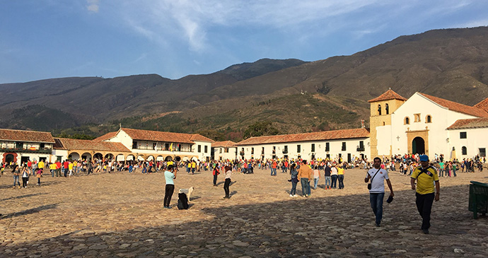 Villa de Leyva Crowds, Colombia © Dom Tulett