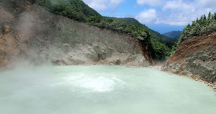 Boiling Lake Dominica by Paul Crask