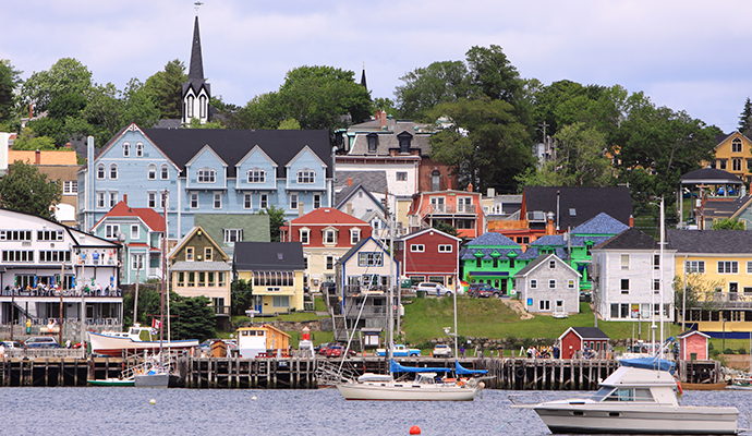 Lunenburg UNESCO World Heritage Site Nova Scotia Canada 