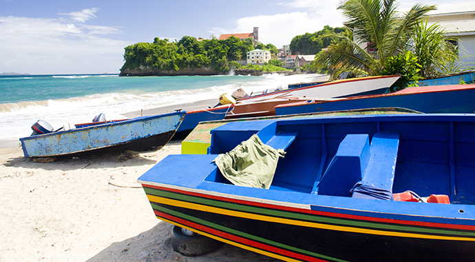 Sauteurs Bay Grenada by Richard Semik Shutterstock