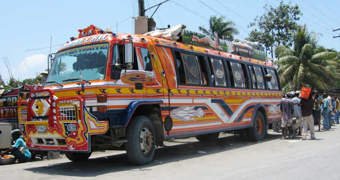 Taptap bus, Port Salut, Haiti by LeRoc, Wikipedia
