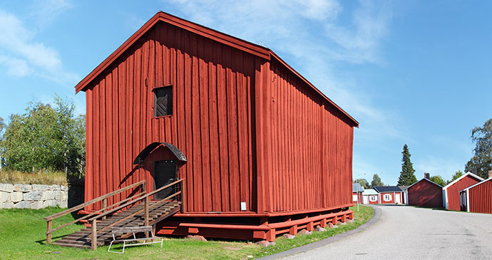 Gammelstad church UNESCO World Heritage Site Sweden Lapland Pecold, Shutterstock