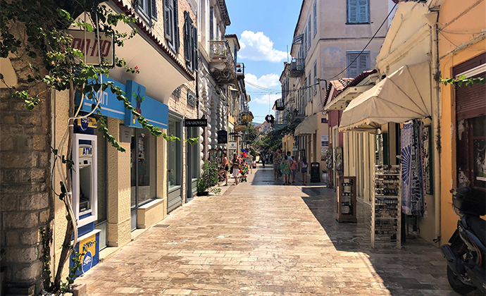 Nafplion Peloponnese Kidding Around by Adrian Phillips