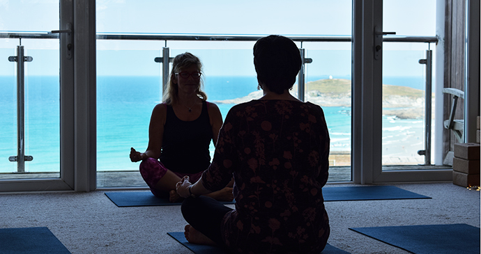 Yin Yoga Newquay Fistral Bay