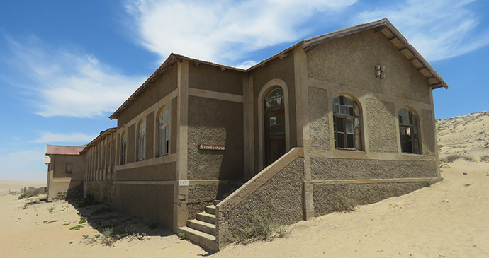 Kolmanskop Namibia by Hugh Brune