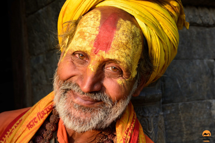 Conversation with a Sadhu by photographer of the month Shane Dallas