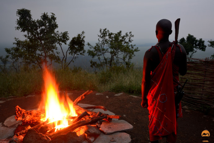 Dusk at Kilima Camp by photographer of the month Shane Dallas