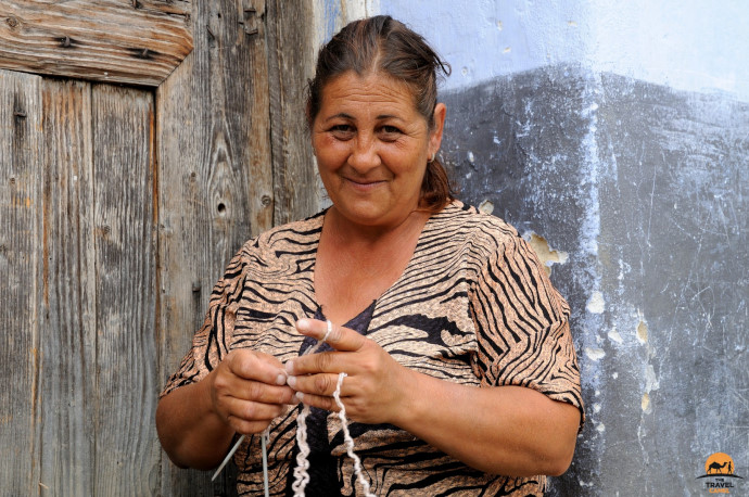 Lady making clothes by photographer of the month Shane Dallas