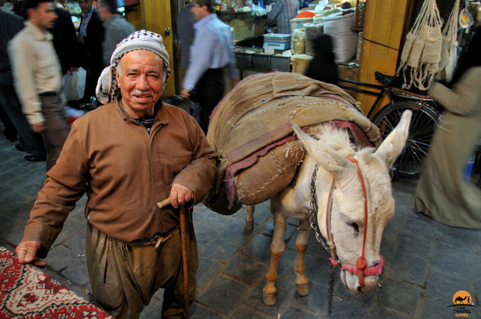 Man and his donkey by photographer of the month Shane Dallas