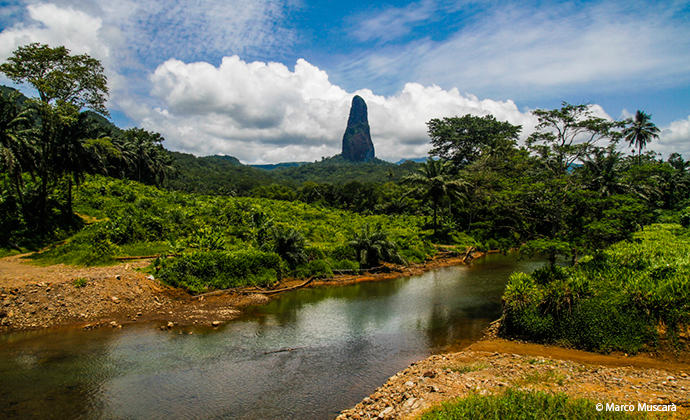 Pico Grande Sao Tome by Marco MuscarĂ