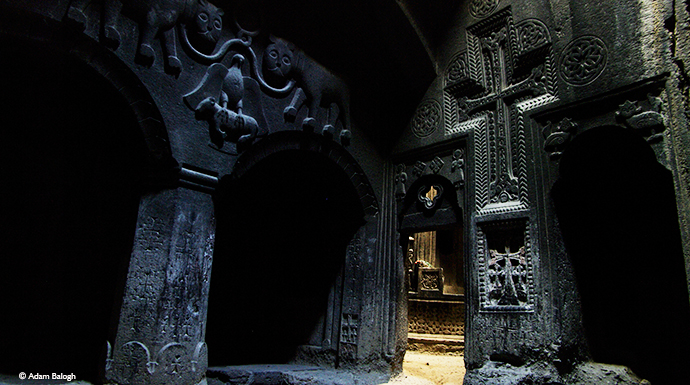 Geghard chapel and monastery, Armenia © Adam Balogh