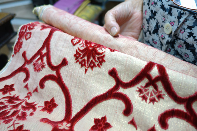 Silk merchants, Liguria, Italy by Rosie Whitehouse 